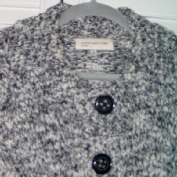 Jones New York Womens Medium Variegated Cardigan - Picture 4 of 16